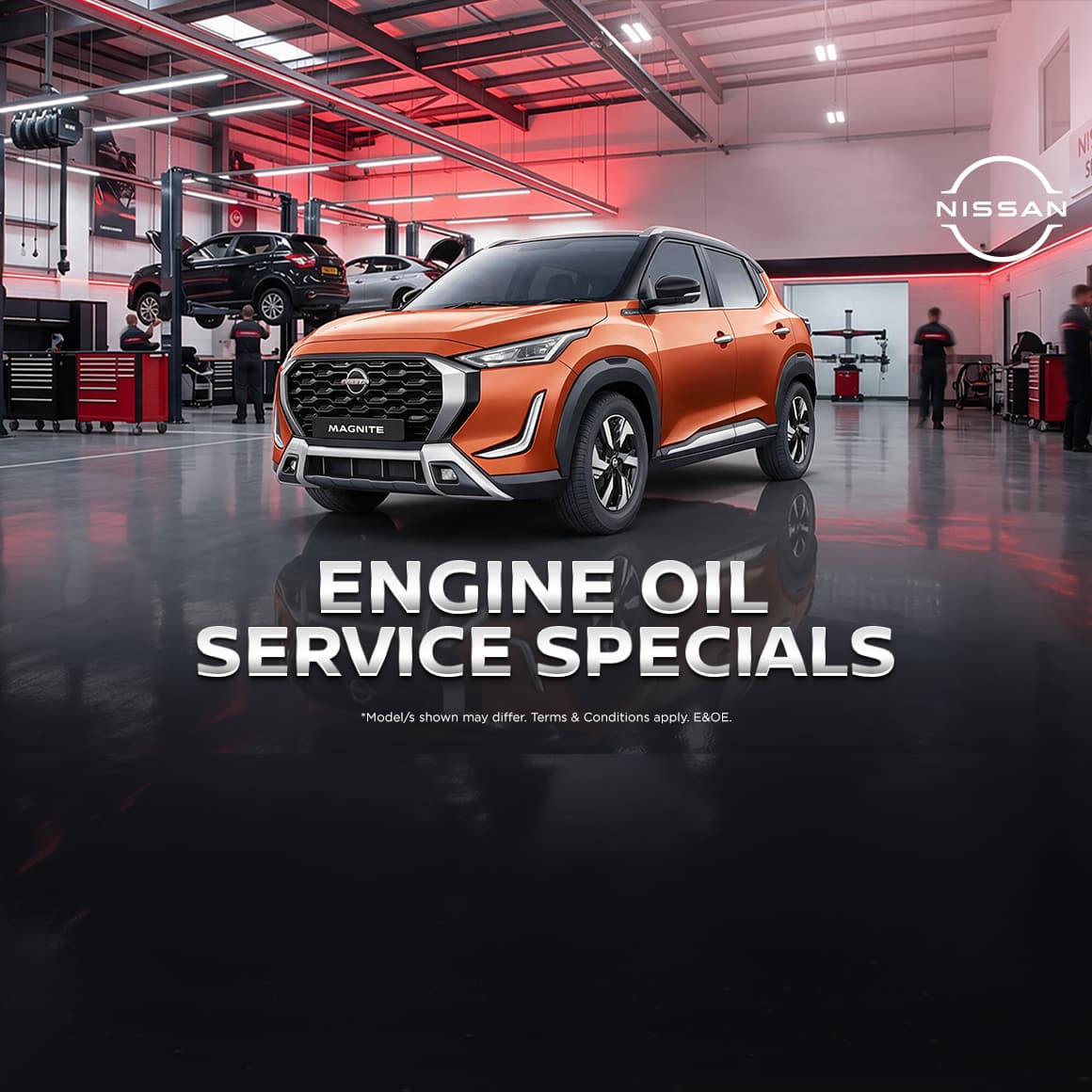 Nissan Magnite Engine Oil Service