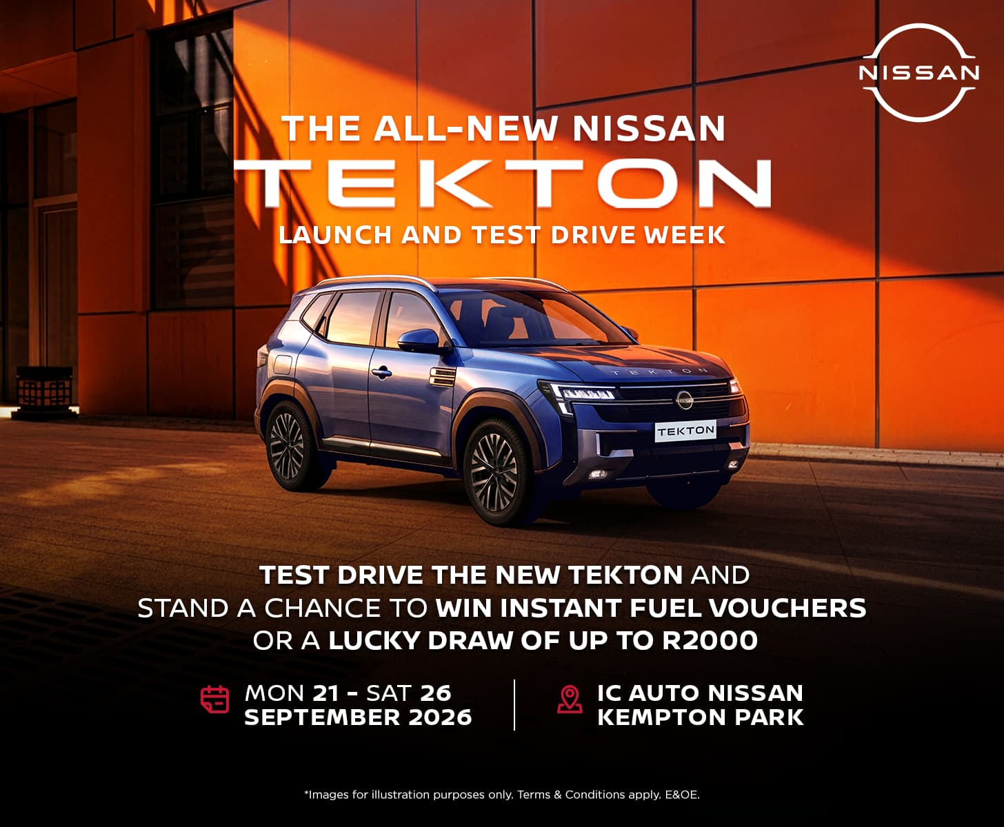 Nissan All New Nissan Tekton Launch & Test Drive Week