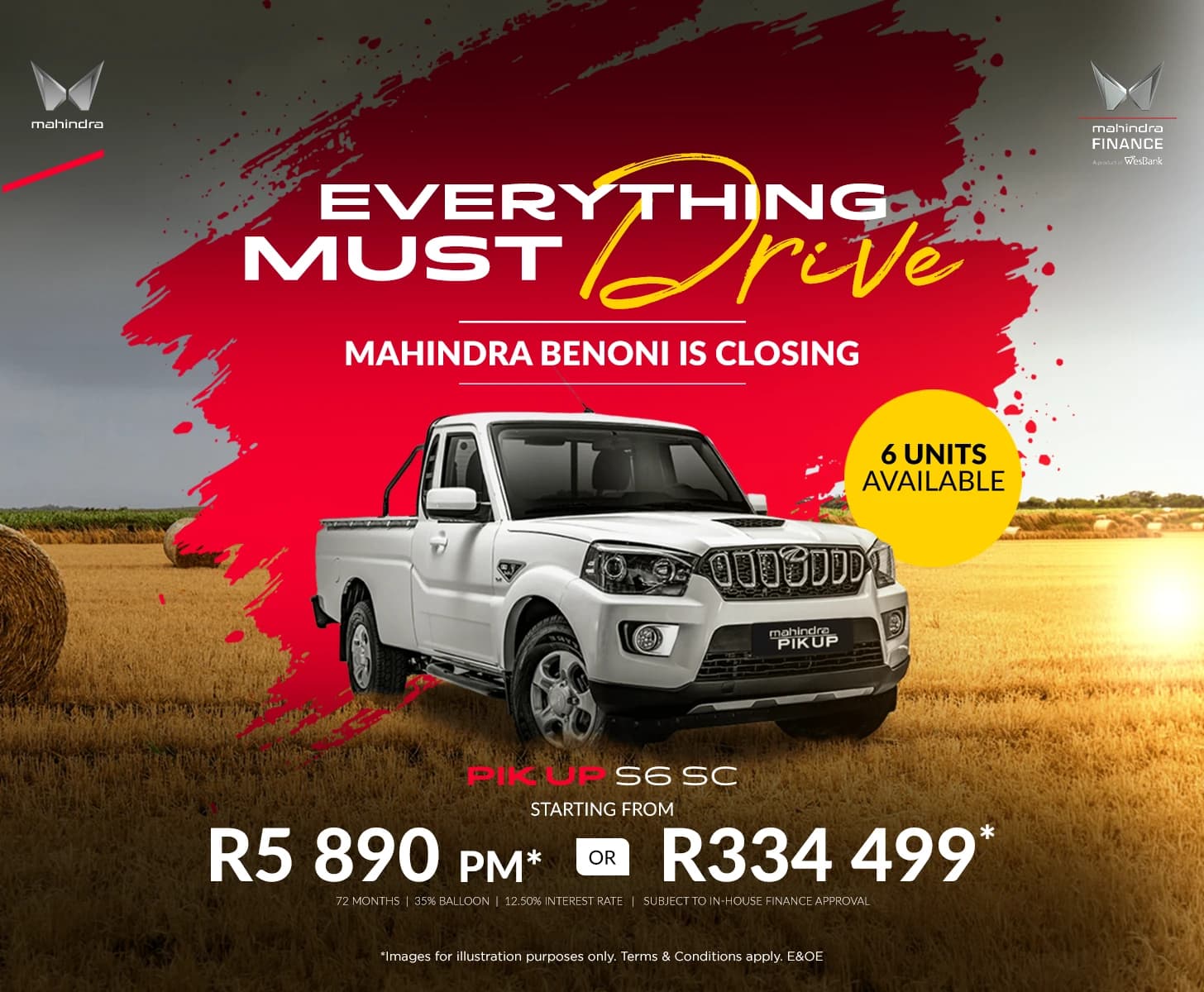 Mahindra Pik Up Single Cab
