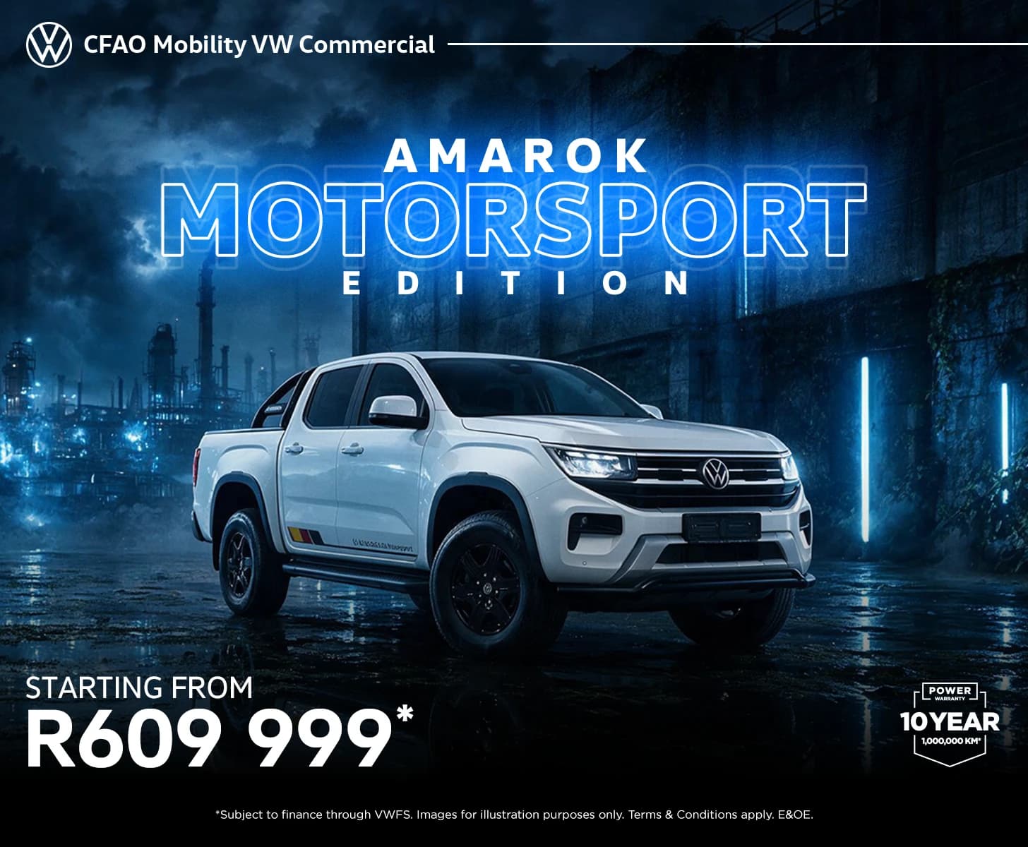 VW Commercial Vehicles Amarok Motorsport Edition Starting