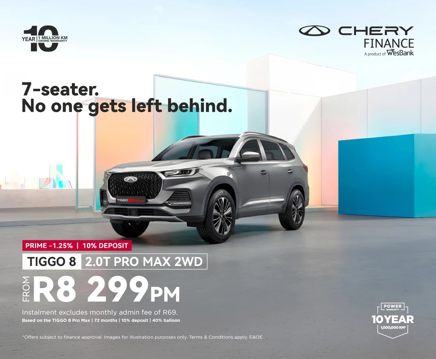 Chery Tiggo 8 Pro Max 2.0TGDI 390T Executive