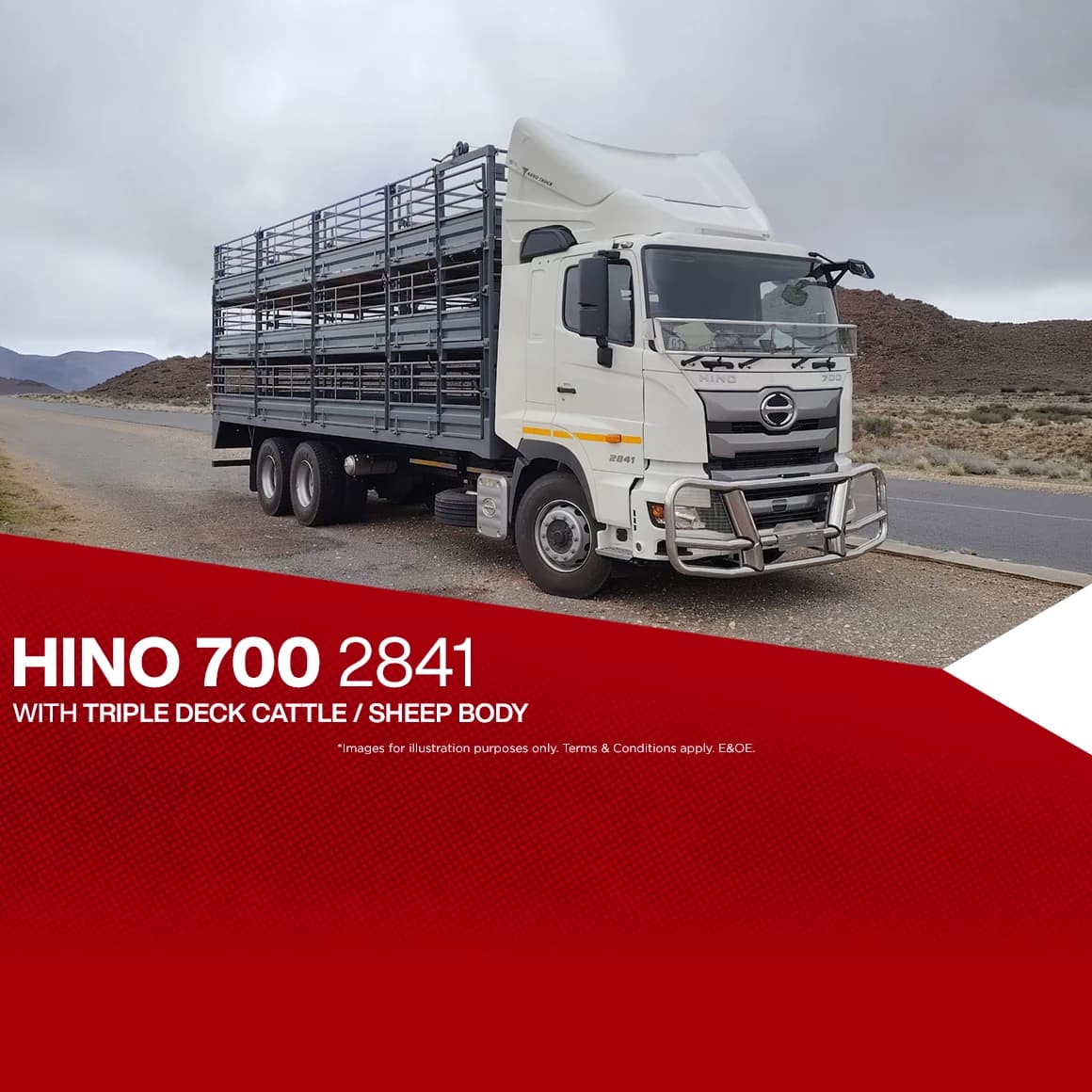 Hino Hino 700 2841 (er7) Amt 6x4 F/c C/c