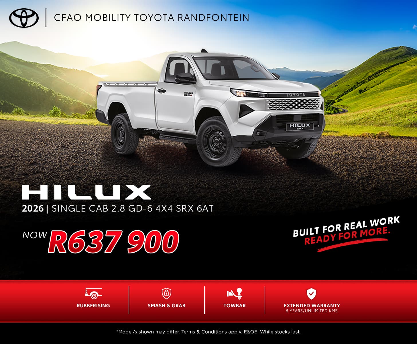 Toyota Hilux Single Cab Hilux 2.8GD-6 slngle cab SRX