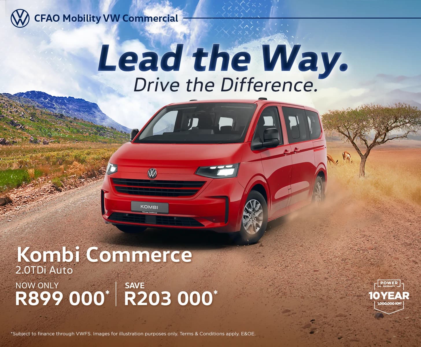 VW Commercial Vehicles VW Commercial Kombi Commerce 2.0TDi Auto From R899 000*