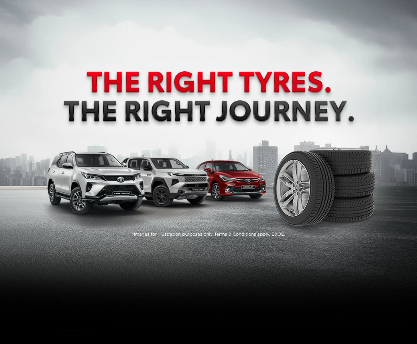 Toyota The right tyres, The right Journey