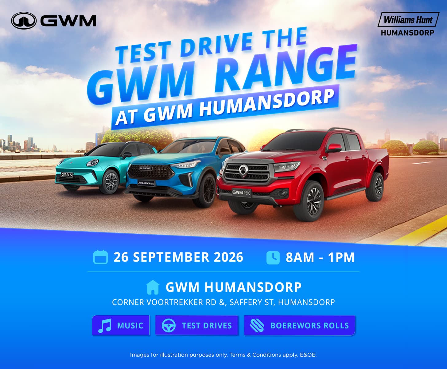 GWM Test Drive the GWM Range