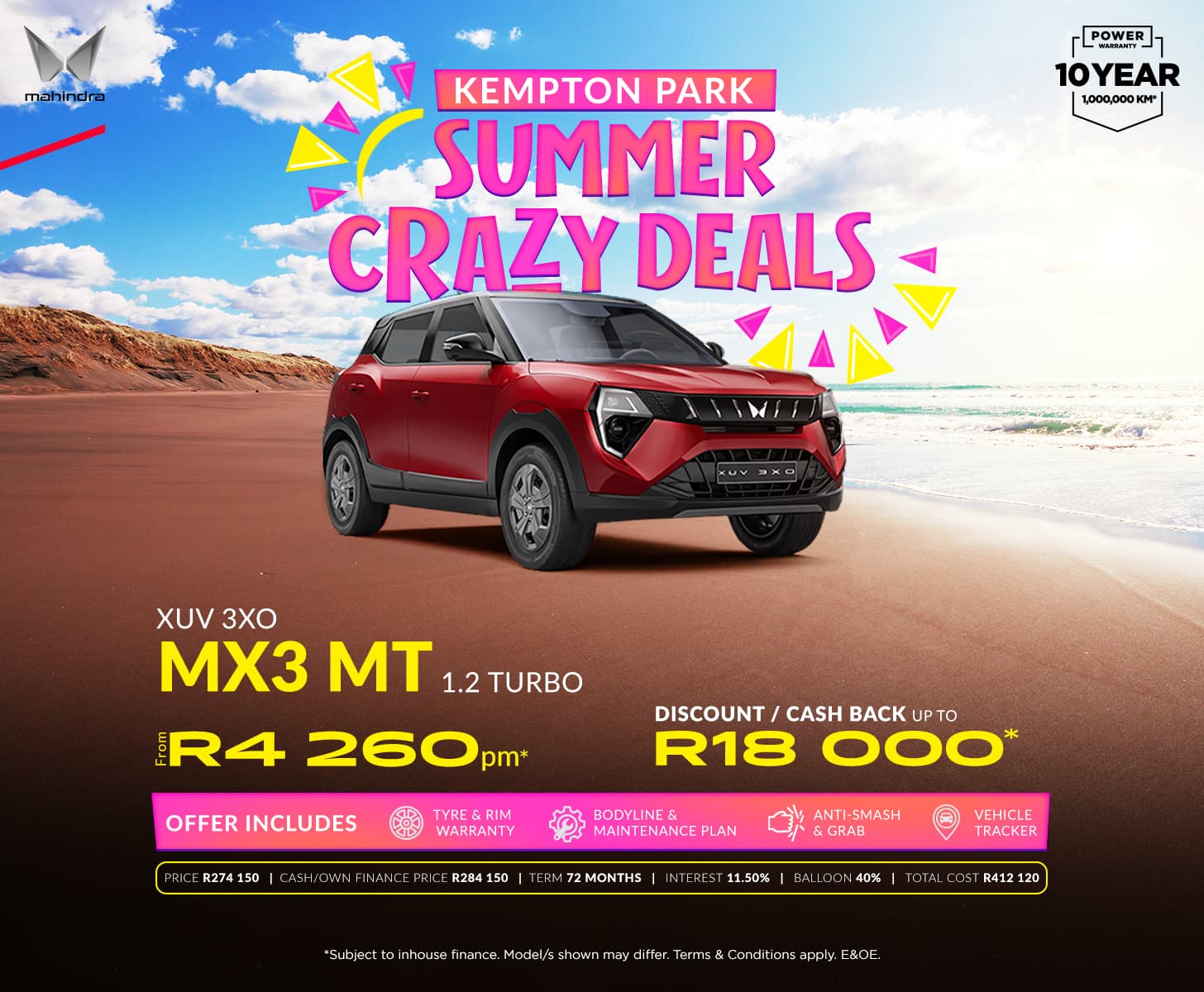 Mahindra XUV 3XO MX3 MT 1.2T