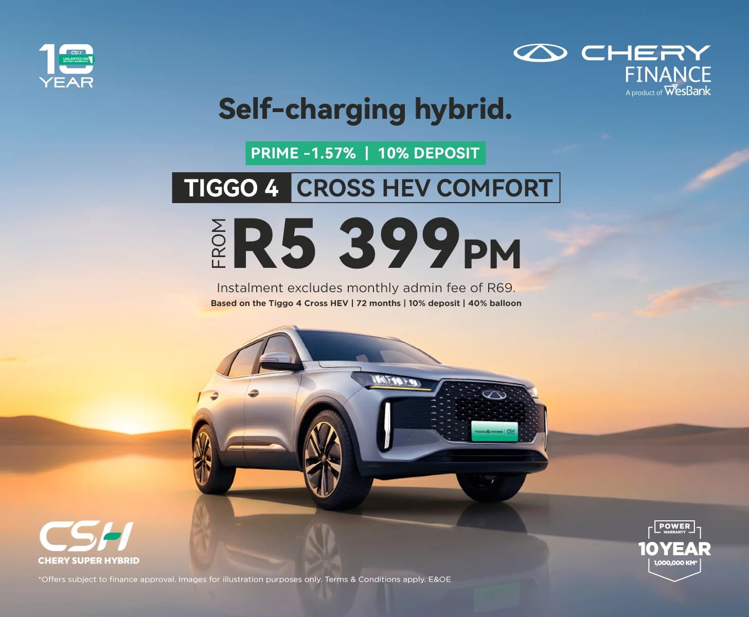 Chery Tiggo Cross 1.5 CSH Hybrid Comfort