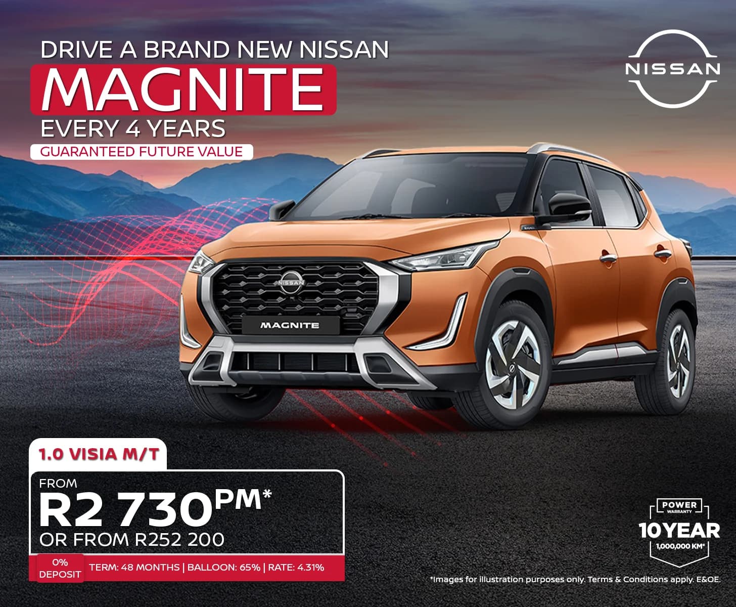 Nissan Magnite 1.0t Visia