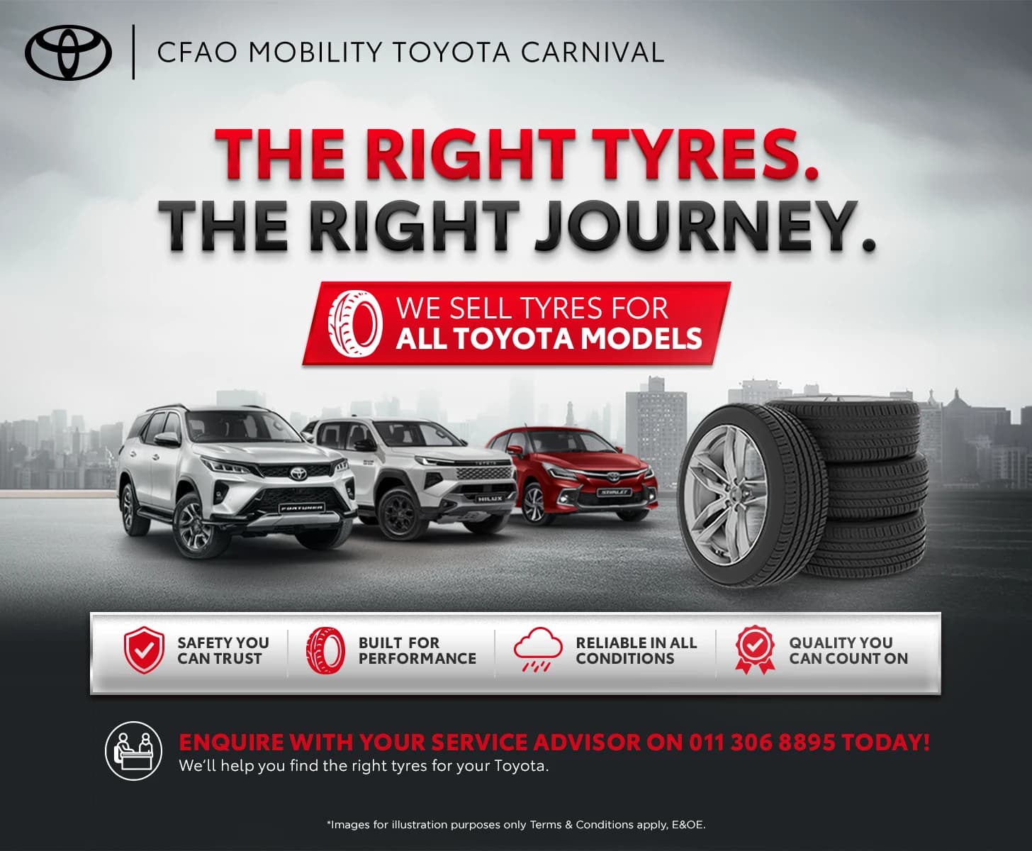 Toyota The right tyres, The right Journey