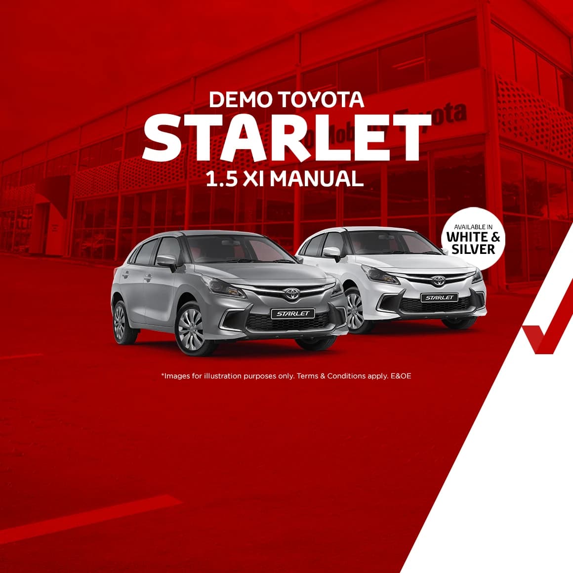 Toyota Starlet 1.5 XI Manual From Only R234 900*