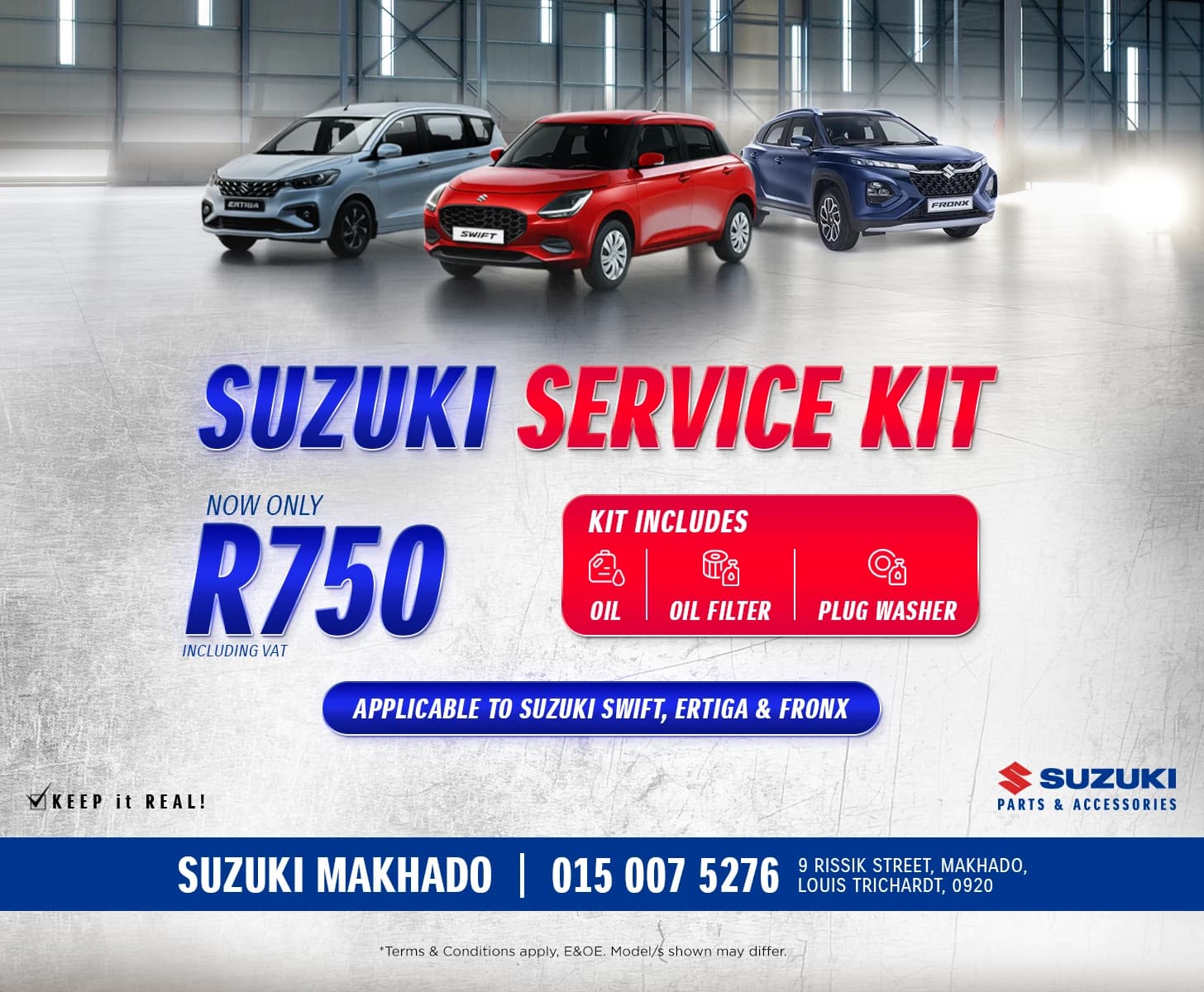 Suzuki Service Kit Now Only R750