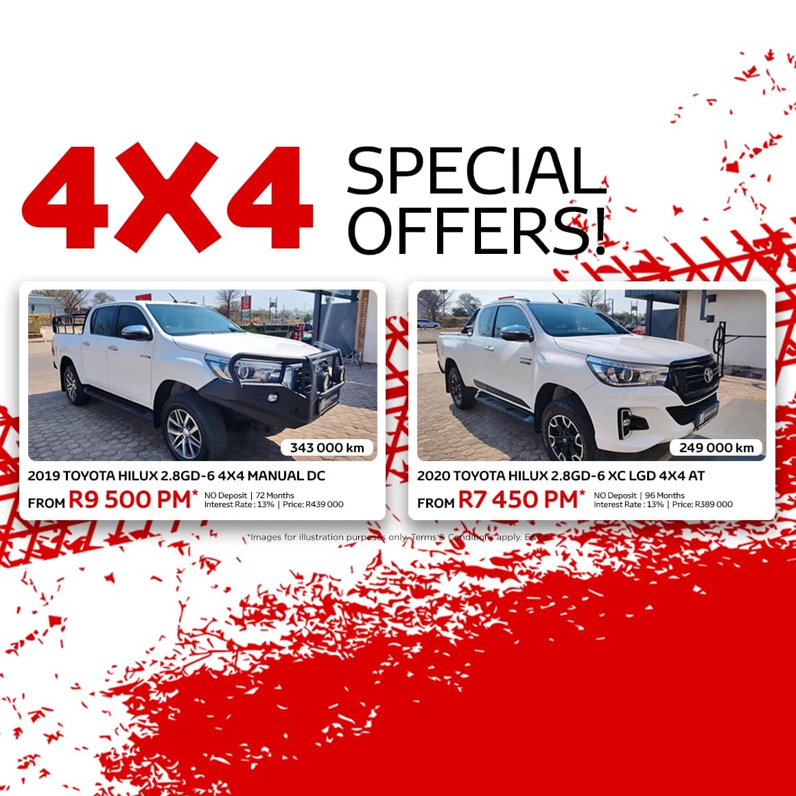 Toyota 4X4 Special Offers!
