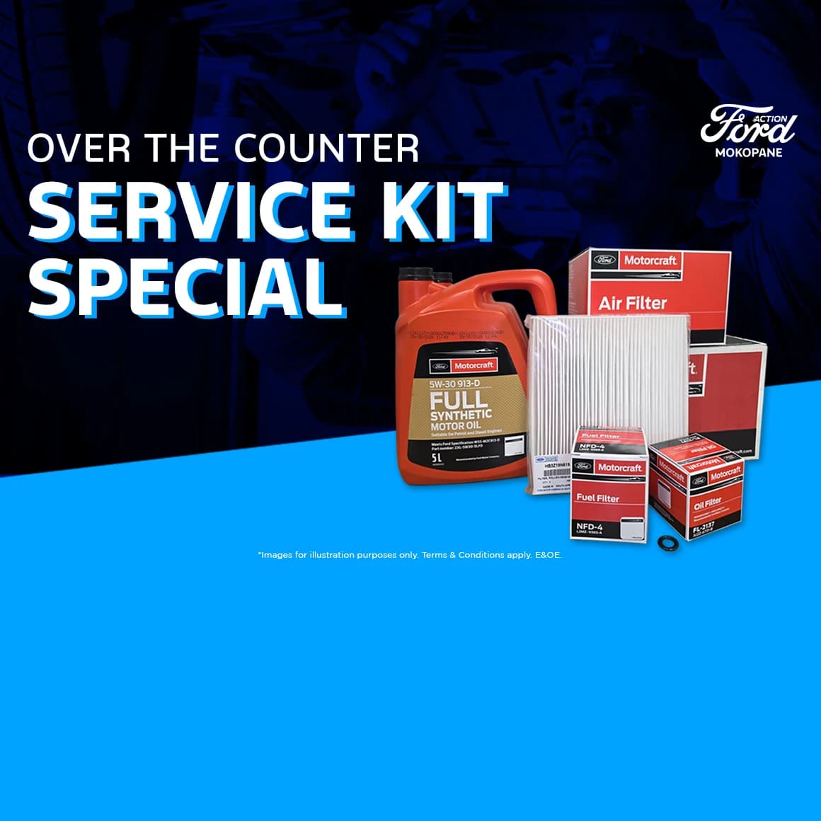 Ford Over The Counter Service Kit Special From R795* Incl VAT