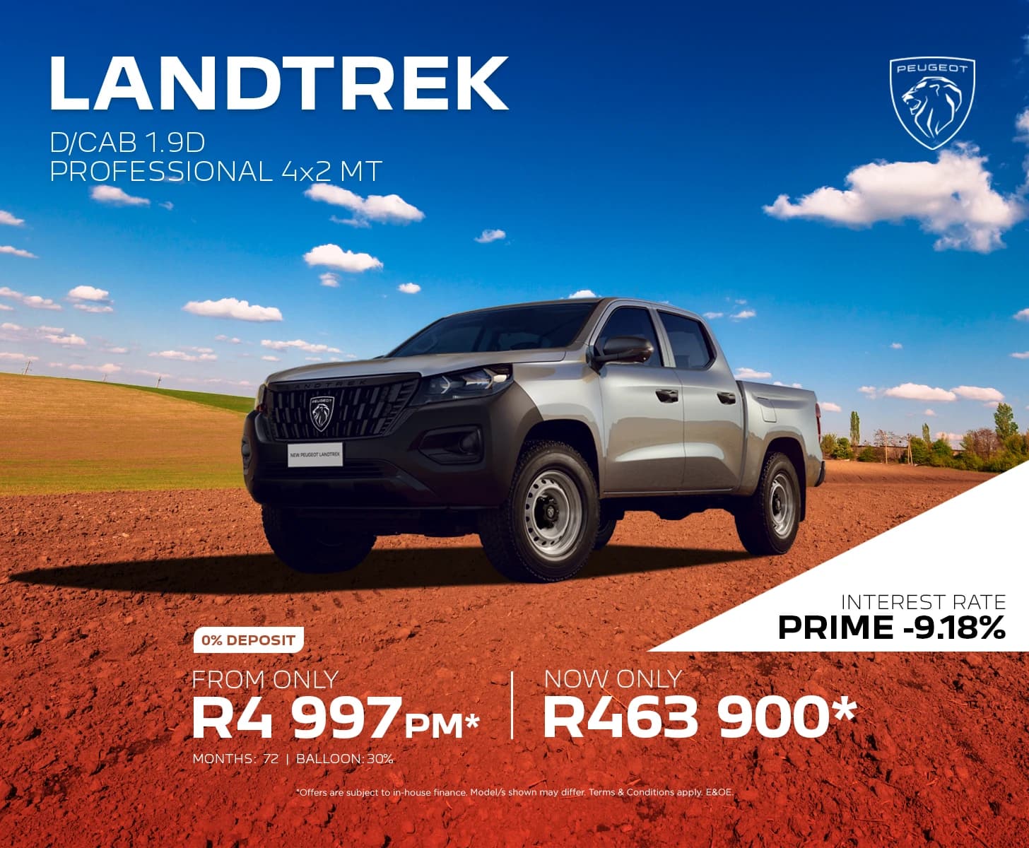 Peugeot Landtrek 1.9TD DOUBLE CAB PROFESSIONAL