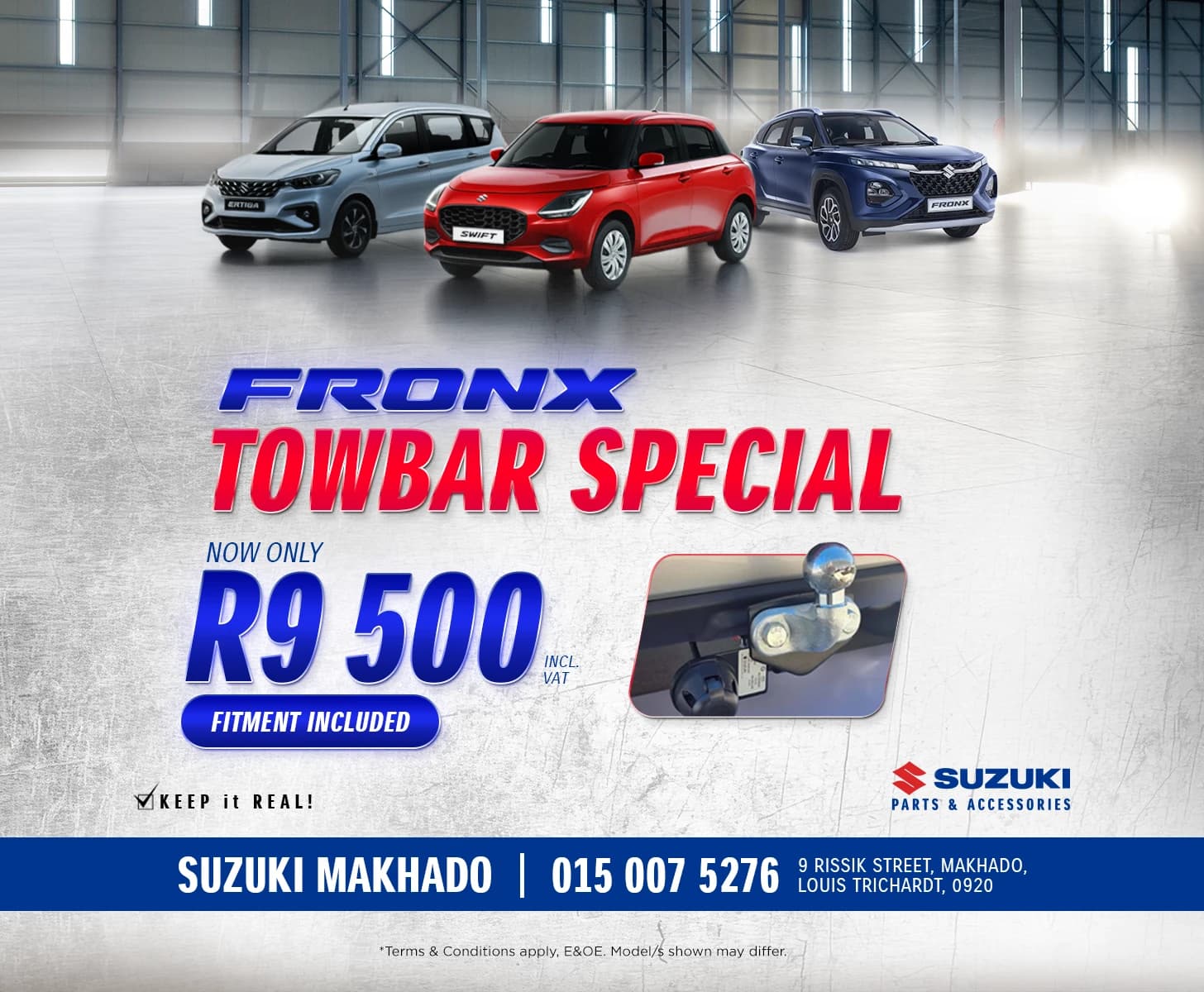Suzuki Fronx Towbar Special Now Only R9 500