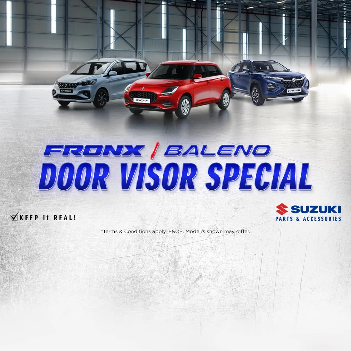 Suzuki Fronx | Baleno Door Visor Special Now Only R1 400 Incl Vat