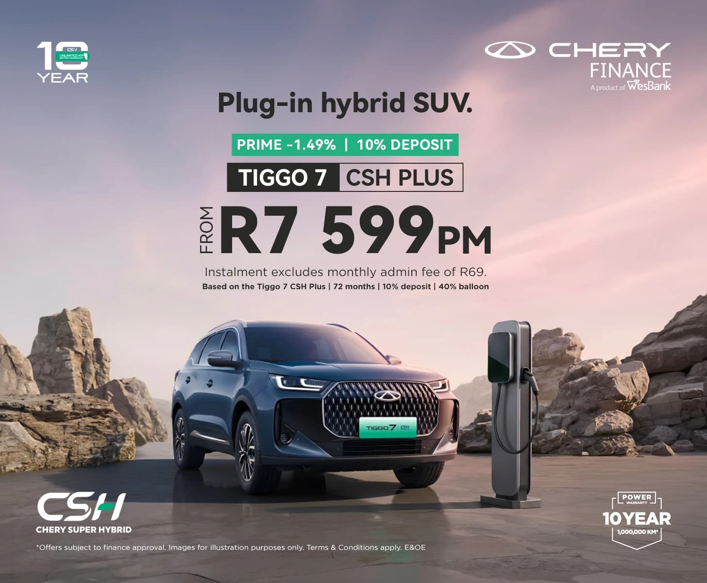 Chery Tiggo 7 1.5T CSH Plug-In Hybrid Plus
