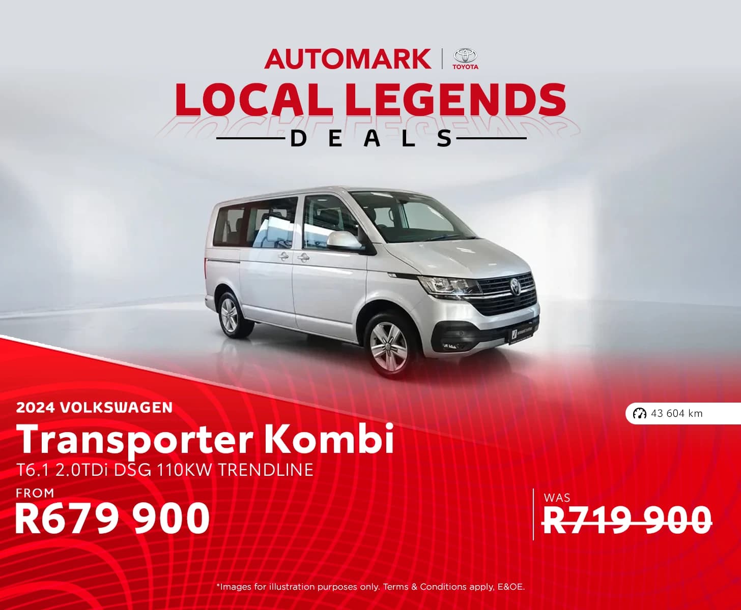 Toyota 2024 Volkswagen Transporter Kombi T6.1 2.0TDI DSG