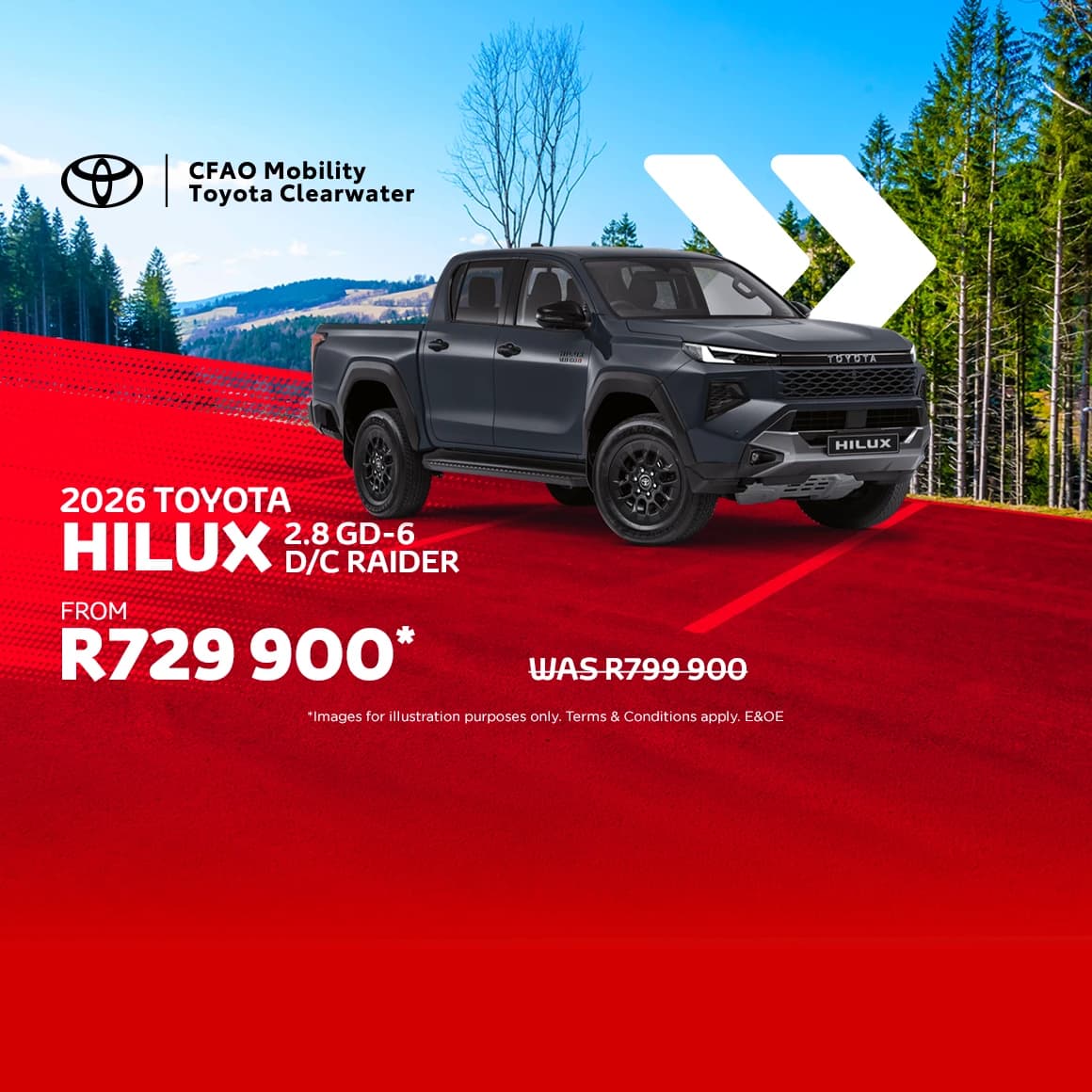 Toyota 2026 Toyota Hilux 2.8 GD-6 D/C Raider