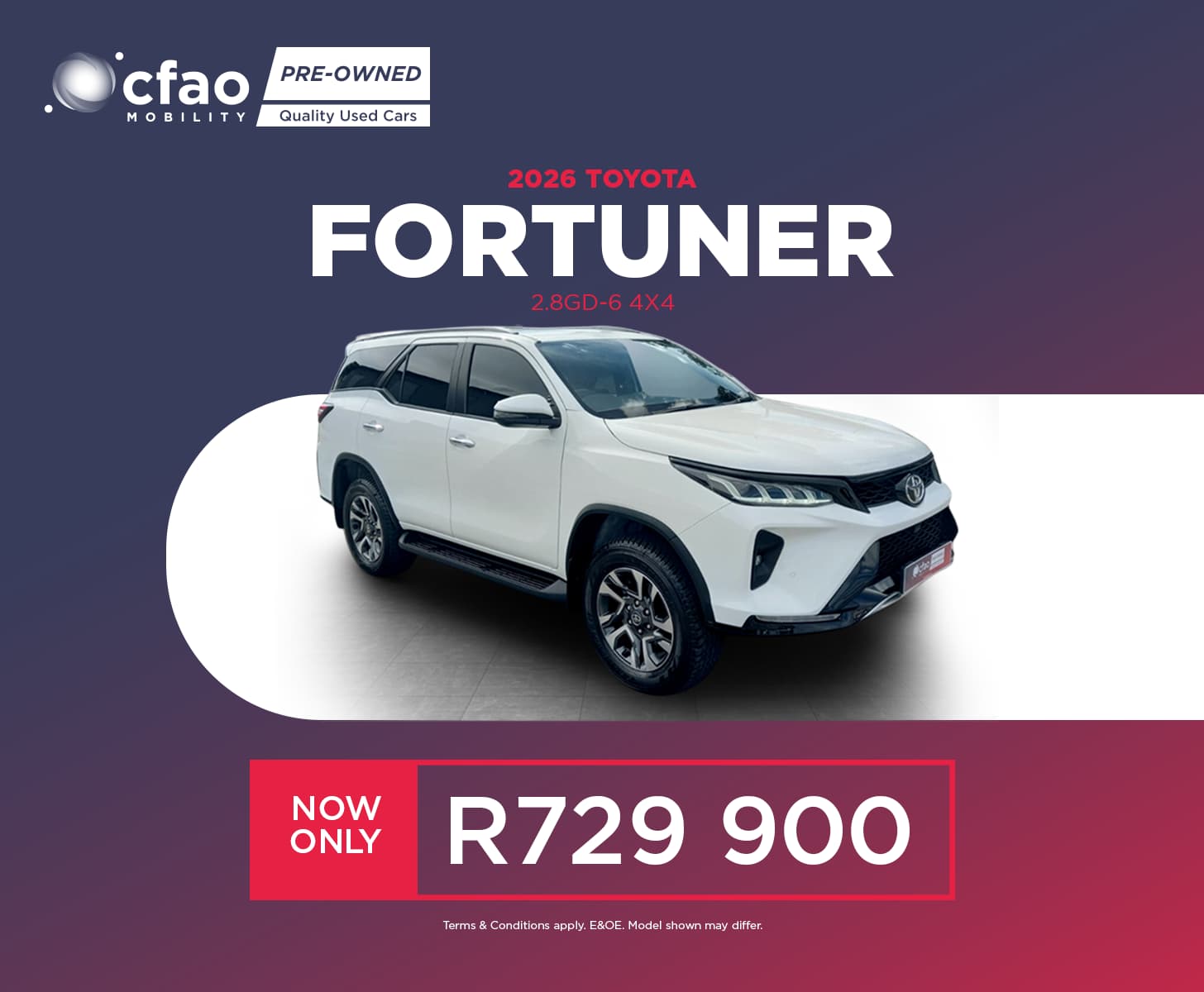 Toyota 2026 Toyota Fortuner 2.8 GD-6 4X4